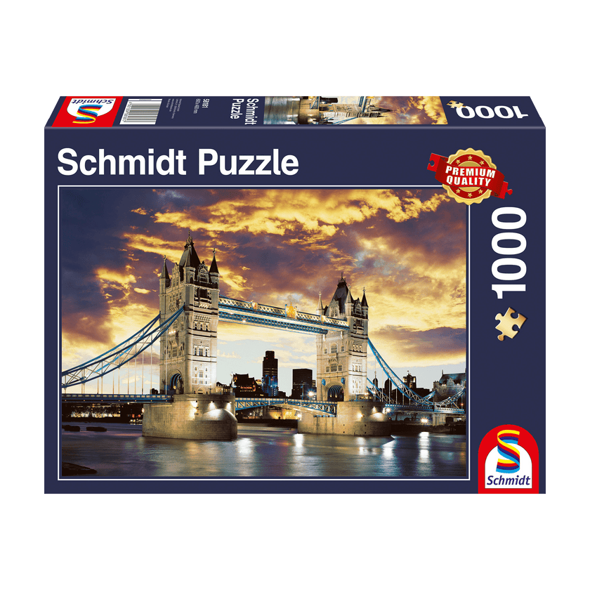 Schmidt Spiele - Puzzle - Tower Bridge London (1000-Piece Puzzle)
