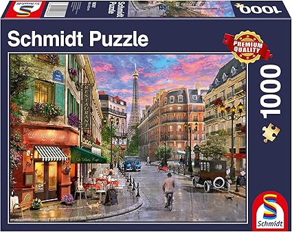 Schmidt Spiele - Puzzle - View On The Eiffel Tower (1000-Piece Puzzle)