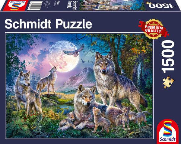 Schmidt Spiele - Puzzle - Wolves (1500-Piece Puzzle)