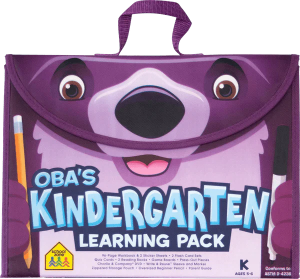 School Zone - Oba’s Kindergarten Learning Pack