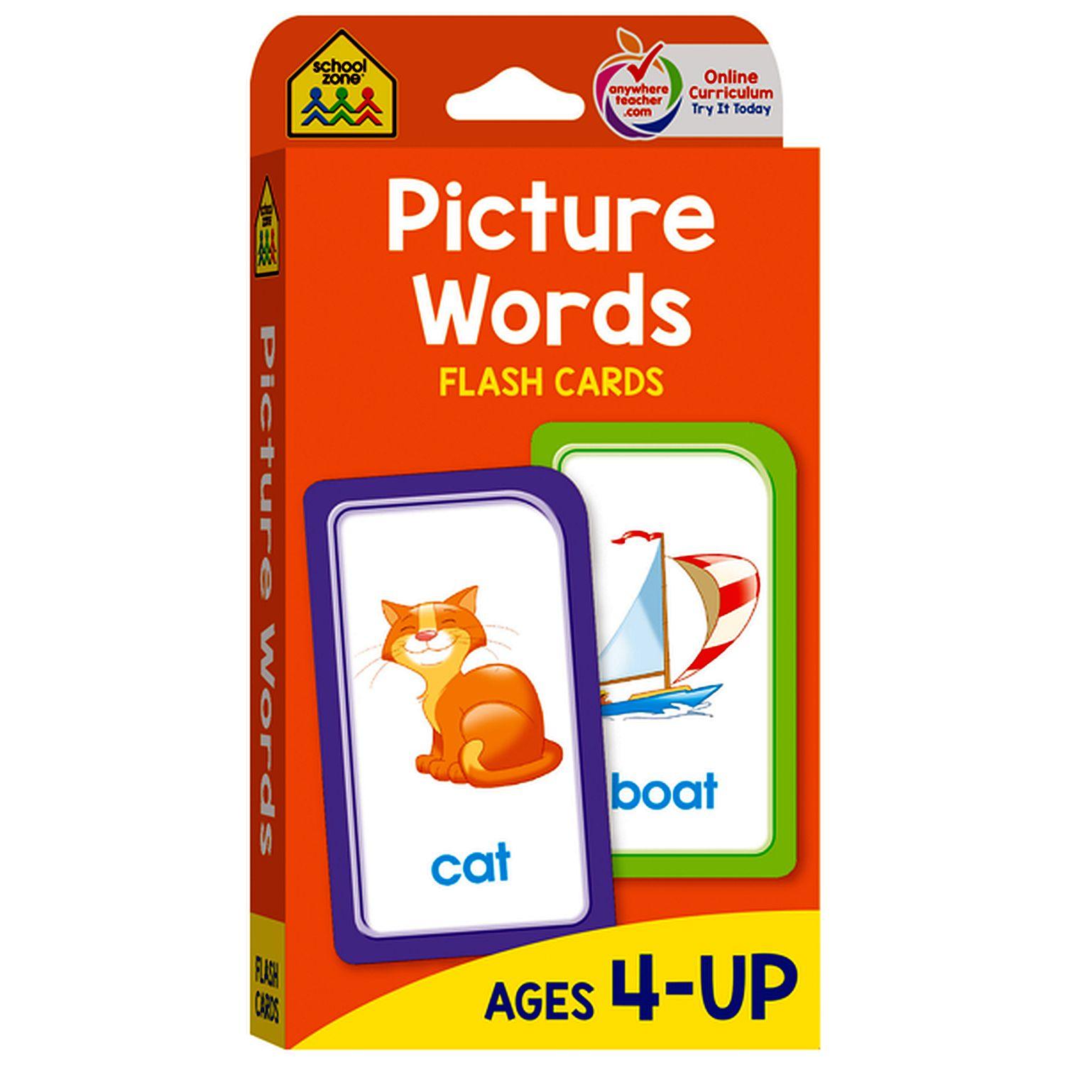 School Zone - Picture Words Flash Cards