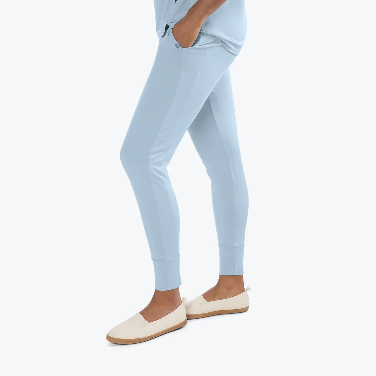 LUG - Pantalon de jogging à revers et encolure arrondie