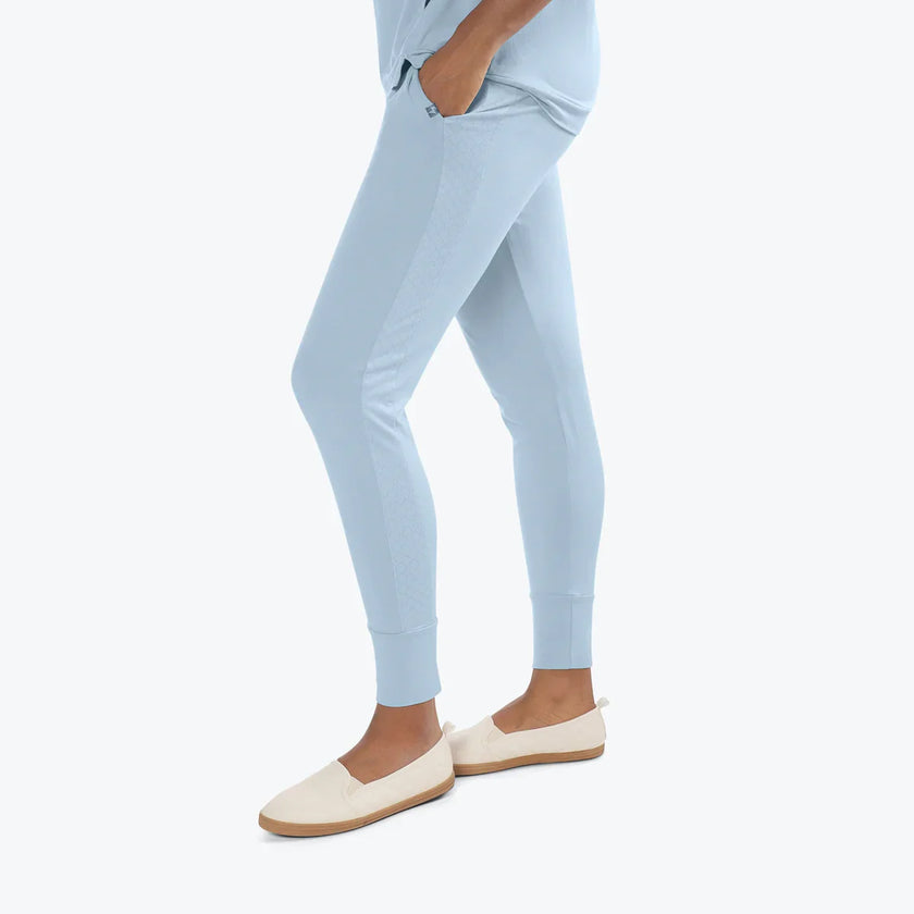LUG - Pantalon de jogging à revers et encolure arrondie
