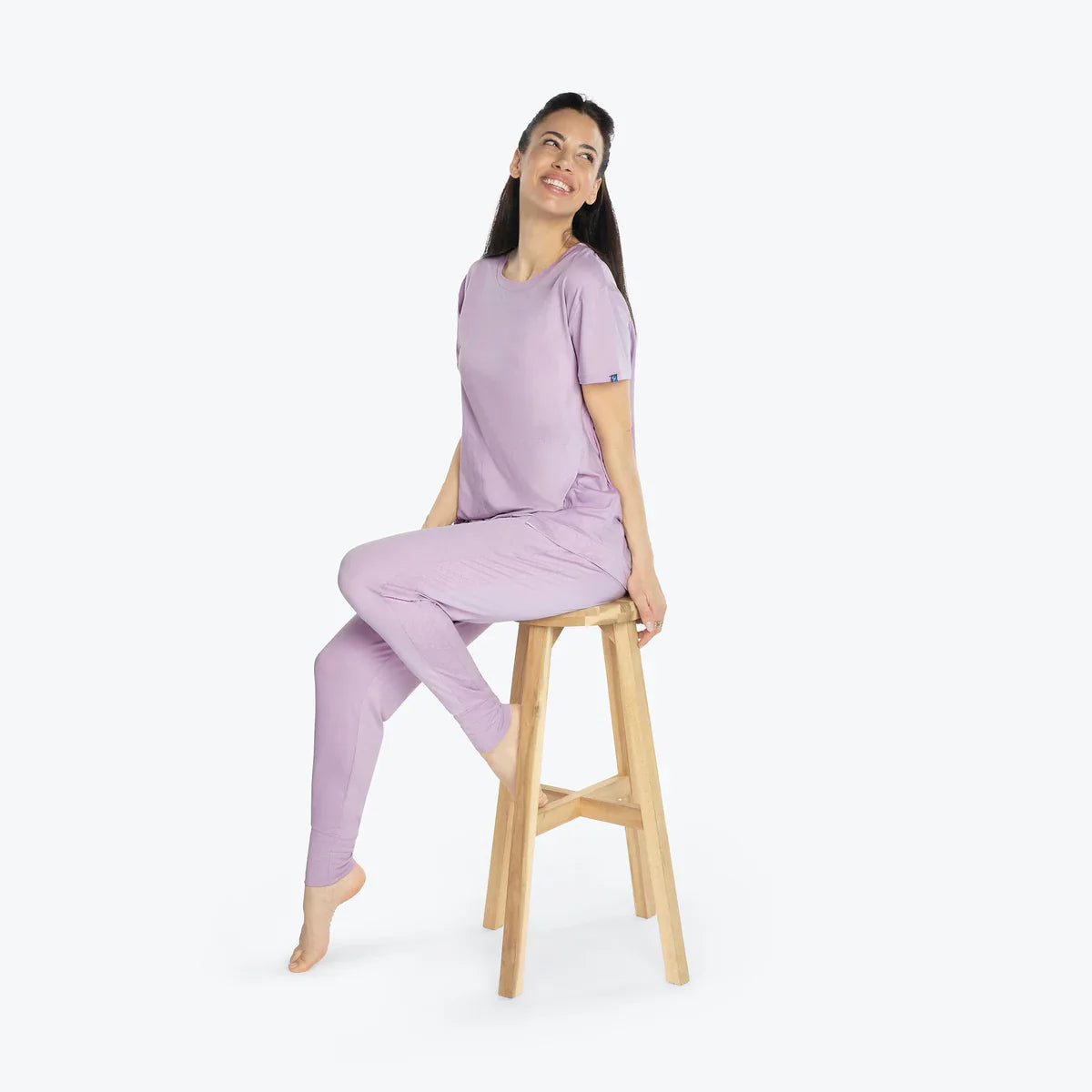 LUG - Pantalon de jogging à revers et encolure arrondie