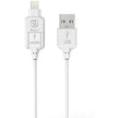 Scosche - Charge & Sync Lightning/Micro USB MFI to USB-C Cable 3ft White StrikeLinE