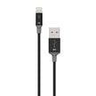 Scosche - Charge & Sync Lightning to USB-A MFI 3ft Black StrikeLinE