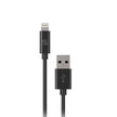 Scosche - Charge & Sync USB-C to Micro USB Cable 3ft Black StrikeLinE