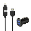 Scosche - Charge & Sync USB-C to USB-C Cable 31 3ft 10Gbps StrikeLinE Black