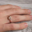 Double Knot Ring Mixed Metal