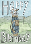 'Happy Birthday' Golf Card
