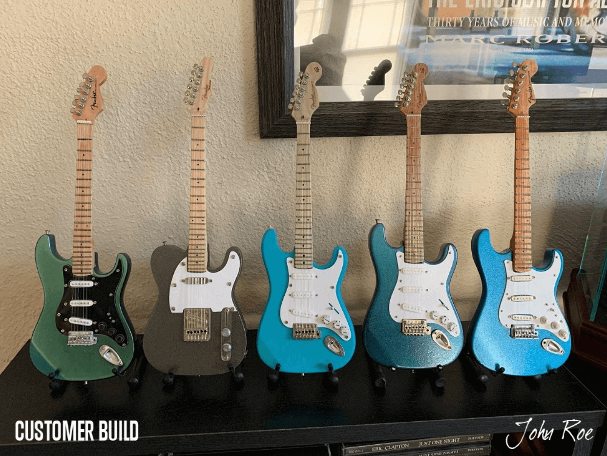 Miniature Guitar MODEL KIT - Fender™ Telecaster™ - BUILD YOUR OWN - Officially Licensed