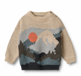 Jaquard Pullover William | Warm Sand | Wheat Clothing