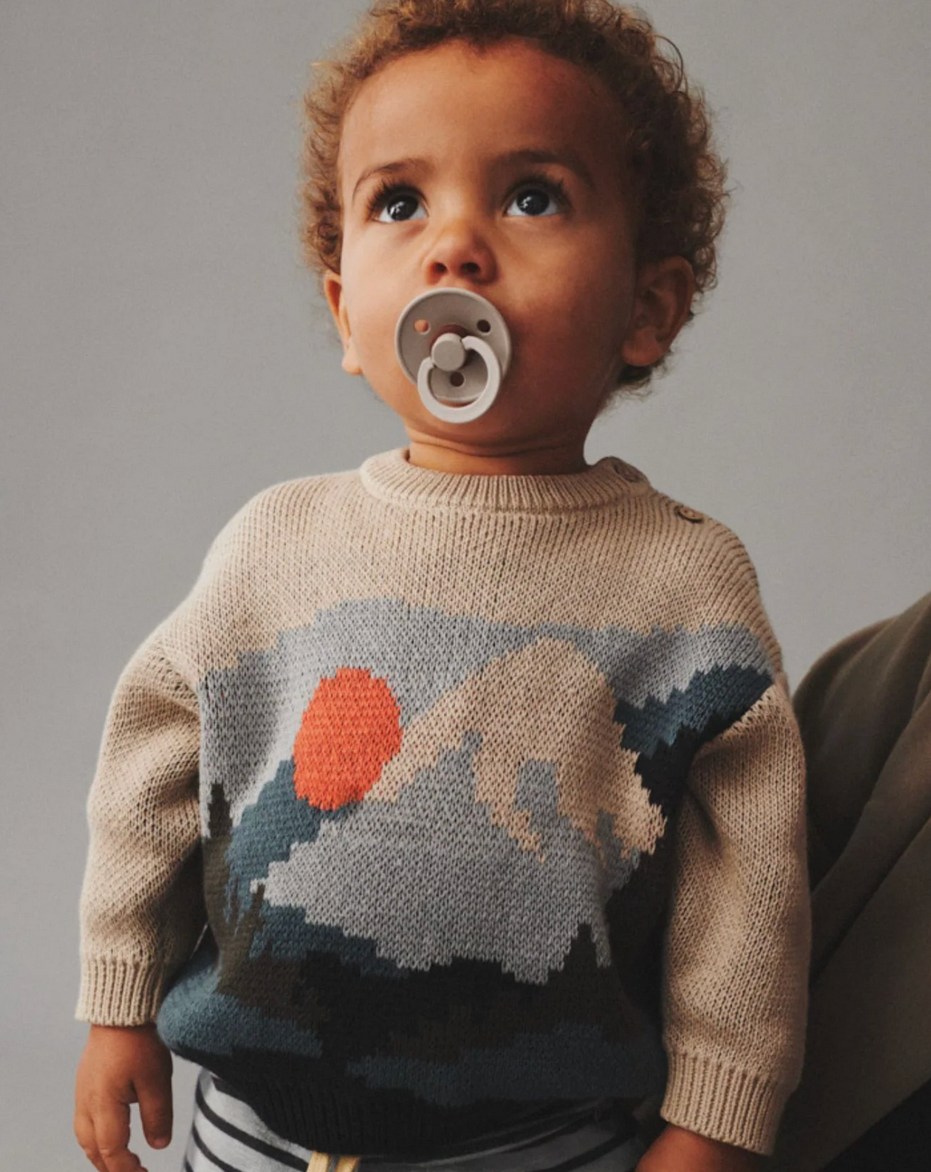 Jaquard Pullover William | Warm Sand | Wheat Clothing