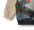 Jaquard Pullover William | Warm Sand | Wheat Clothing