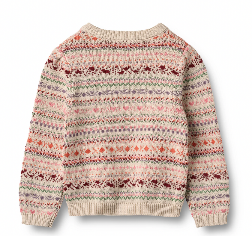 Jacquard Pullover | Olga | Wheat Kids