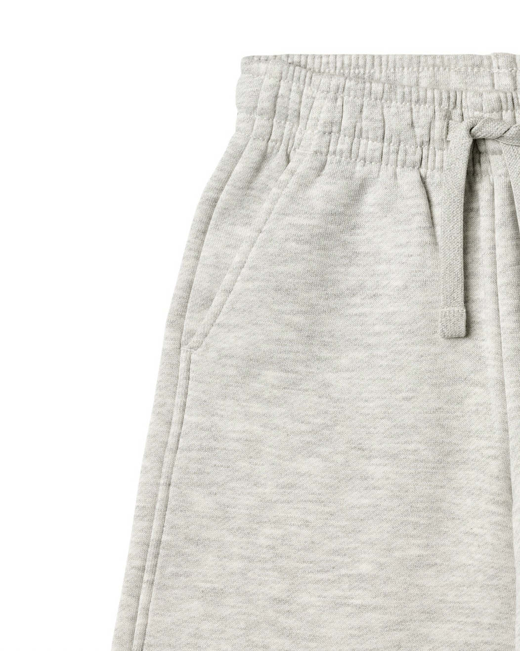 Sweatpants Straight Cruz | Light Melange Grey | Wheat Kids