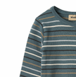 Long Sleeve Bodysuit Freddie | Blue Multi Stripe | Wheat Clothing