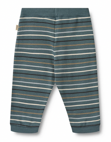 Jersey Pants Leo | Blue Multi Stripe | Wheat Clothing