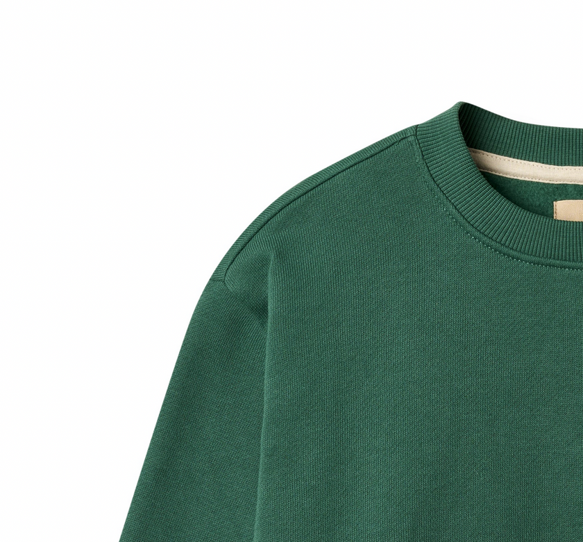 Sweatshirt Steff | Kale | Wheat Clothing
