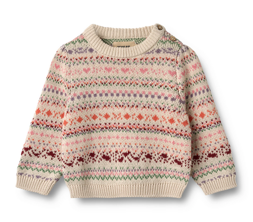 Jacquard Pullover | Olga | Wheat Kids