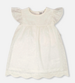 Poplin Dress | White | Deux Par Deux