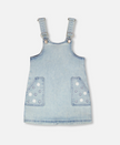 Denim Overall Dress | Light Blue Denim | Duex par Deux