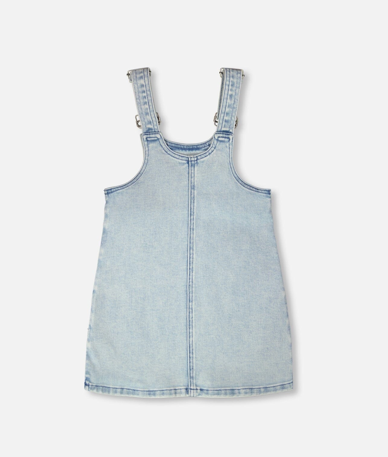 Denim Overall Dress | Light Blue Denim | Duex par Deux