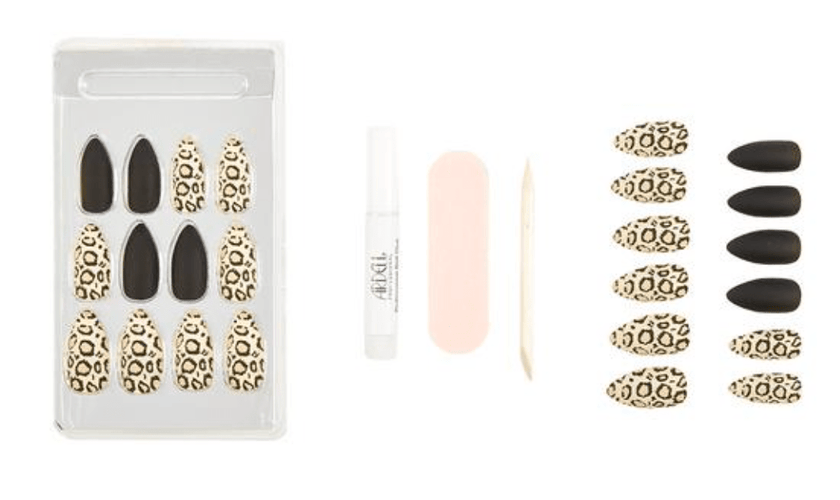 Ardel Nail Addict Black Leopard Tips