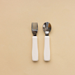 Metal Fork and Spoon Set