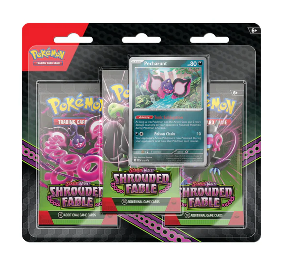 Pokémon TCG - Scarlet & Violet - Shrouded Fable - 3 Packs Blister