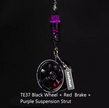 Hellaflush Car Wheel Keychain