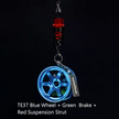 Hellaflush Car Wheel Keychain