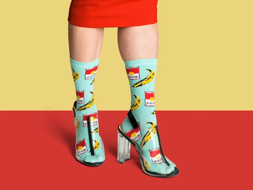 Yellow Owl Workshop Women's - Pop Art Crew Socks