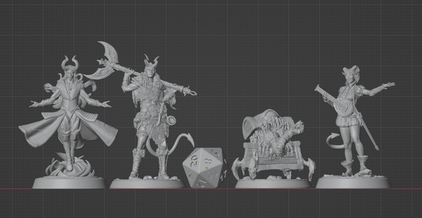 Tiefling Hero Starter Pack | 5e