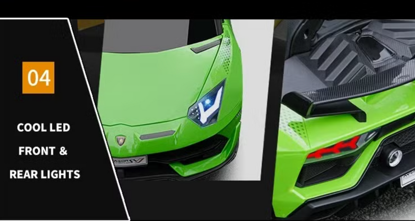 2026 Lamborghini Aventador SVJ 24V XL 2 Seater Kids Ride On Car with Remote Control