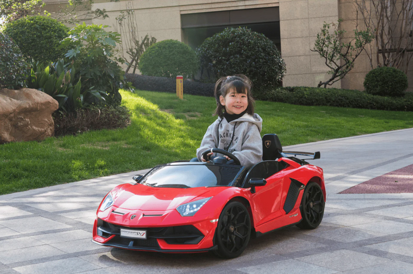 2026 Lamborghini Aventador SVJ 24V XL 2 Seater Kids Ride On Car with Remote Control