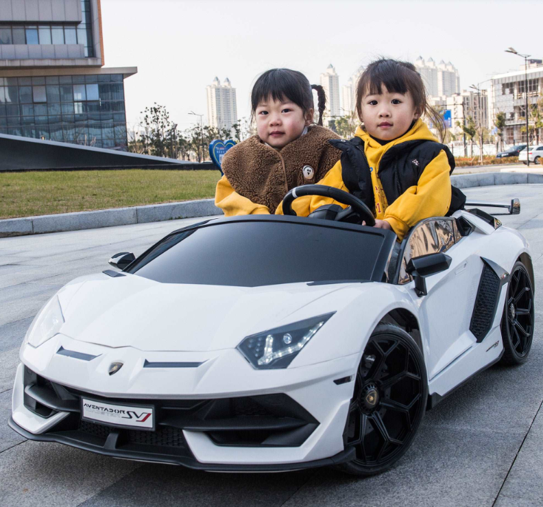 2026 Lamborghini Aventador SVJ 24V XL 2 Seater Kids Ride On Car with Remote Control