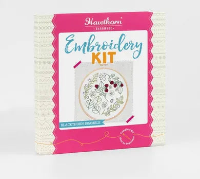 Hawthorn Handmade - Blackthorn Bramble Embroidery Kit