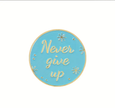 Never Give Up | Collectible Pin