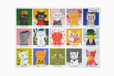 Art Cats By Nia Gould - 1000pc Puzzle