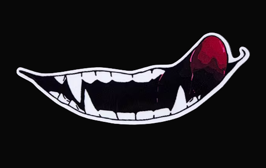 Evil Laugh Vinyl Sticker (1 Piece)