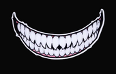 Evil Laugh Vinyl Sticker (1 Piece)