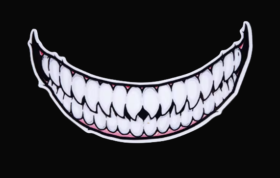 Evil Laugh Vinyl Sticker (1 Piece)