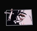 JDM Anime Cool Girl Vinyl Sticker (1 Piece)