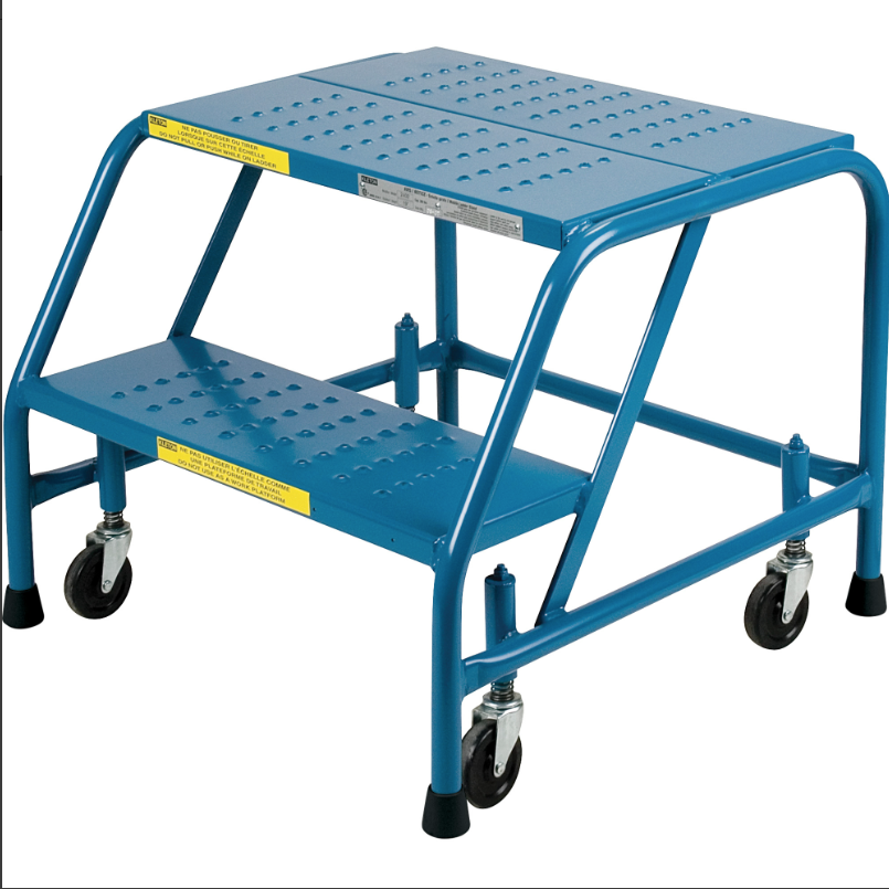 Rolling Step Ladder, 2 Steps, 18
