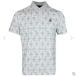 Cocktail Lattice Print Polo
