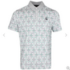 Cocktail Lattice Print Polo