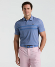 Engineered Novelty Stripe Printed Polo