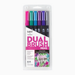 Tombow Dual Brush Pen Art Markers, Galaxy, 6-Pack