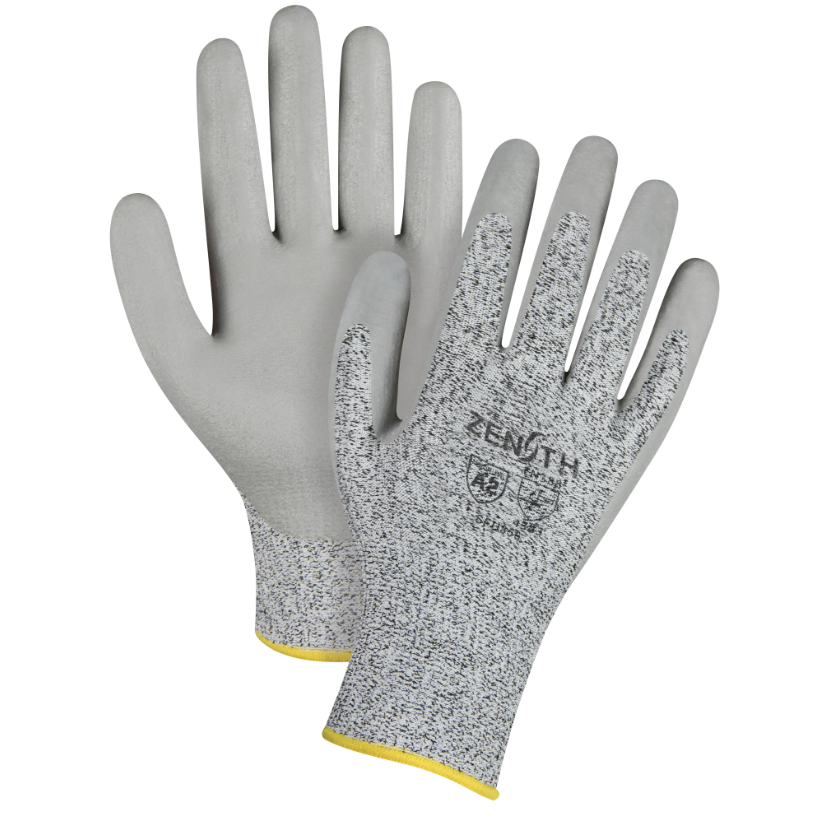 Seamless Stretch Cut-Resistant Gloves, 9/Large, 13 Gauge, Foam Nitrile Coated, ANSI/ISEA 105 Level 2/EN 388 Level 3